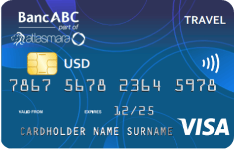 BancABC Visa Travel Card Front