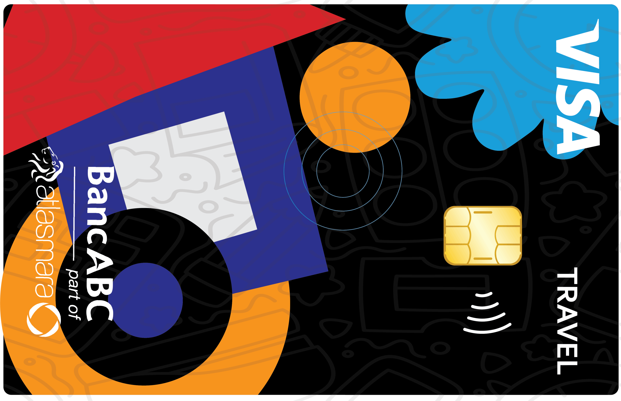 BancABC Student Visa Card Front